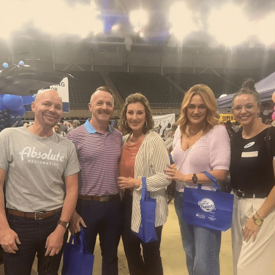 Jason Spradlin and friends at the 2026 Taste of Tupelo event